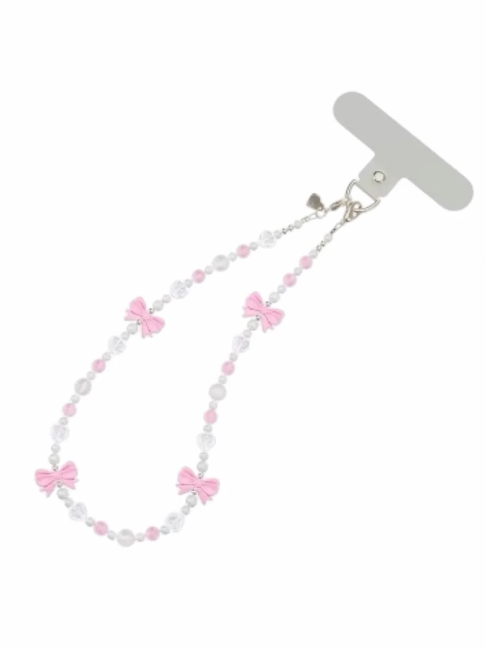 Velvet Caviar Phone Charm - Pink Bow: Cell Phone Accessories, Wristlet Charm